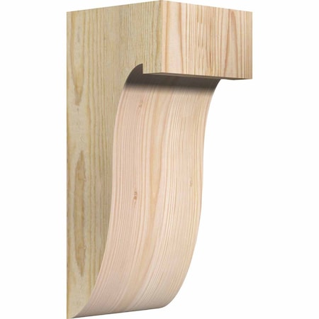Ekena Millwork Del Monte Rough Sawn Corbel, Douglas Fir, 6"W x 6"D x 14"H COR06X06X14DEL00RDF